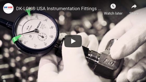 Video of USA Instrumentation Fittings from DK-LOK